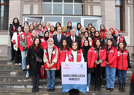 DAMLA GÖNÜLLÜLERİ DERNEĞİNDEN KAYMAKAMIMIZ SAYIN ENGİN TOK’A ZİYARET